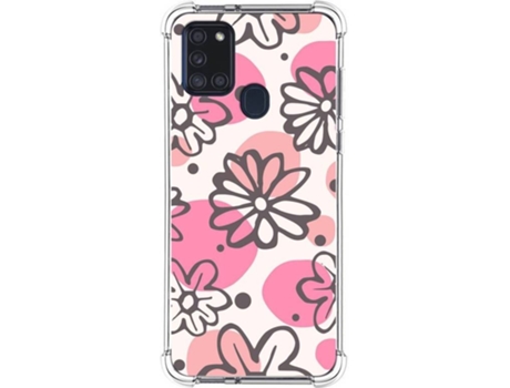 Carcasa Samsung Galaxy A21s TUMUNDOSMARTPHONE Dibujos Antigolpes Flores 09 Multicolor