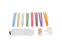 16 Velas De Cera De Abeja Para Limpieza De Cerumen Y Relajación Con Kit Completo