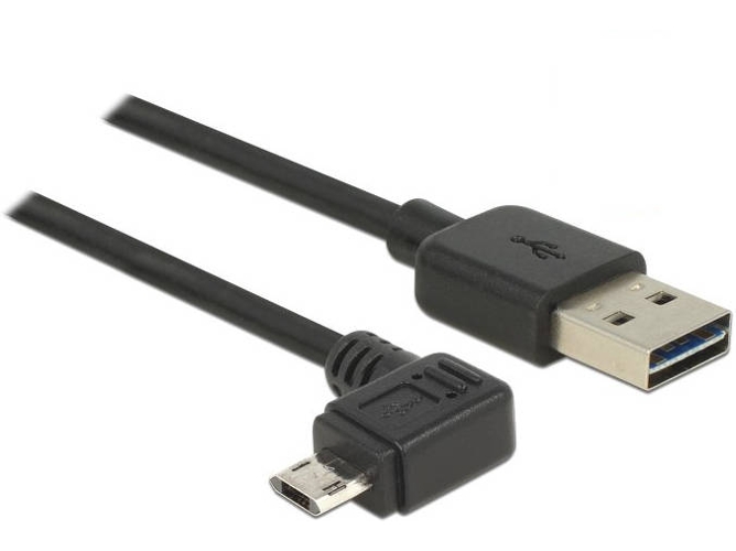 Cable USB DELOCK USB A/Micro-USB B 2 m Macho/Macho Negro