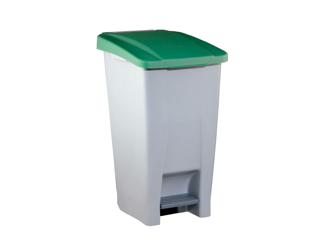 Cubo de Basura para Reciclaje DENOX Verde 60 L (38 x 49 x 70 cm)