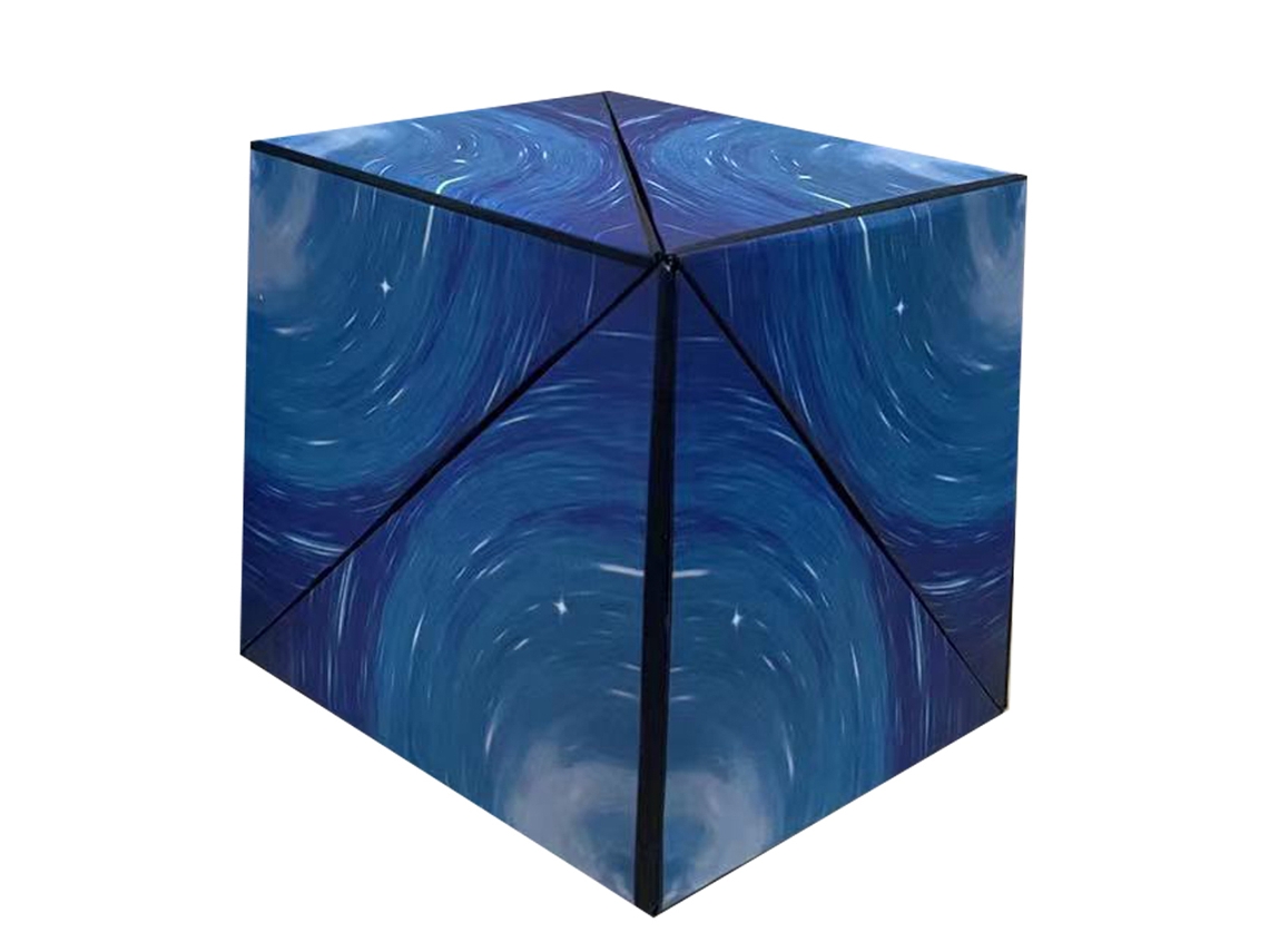 Cubo Magnético De Blocos De Construção Puzzle Para Aliviar Estresse Brinquedo Educativo