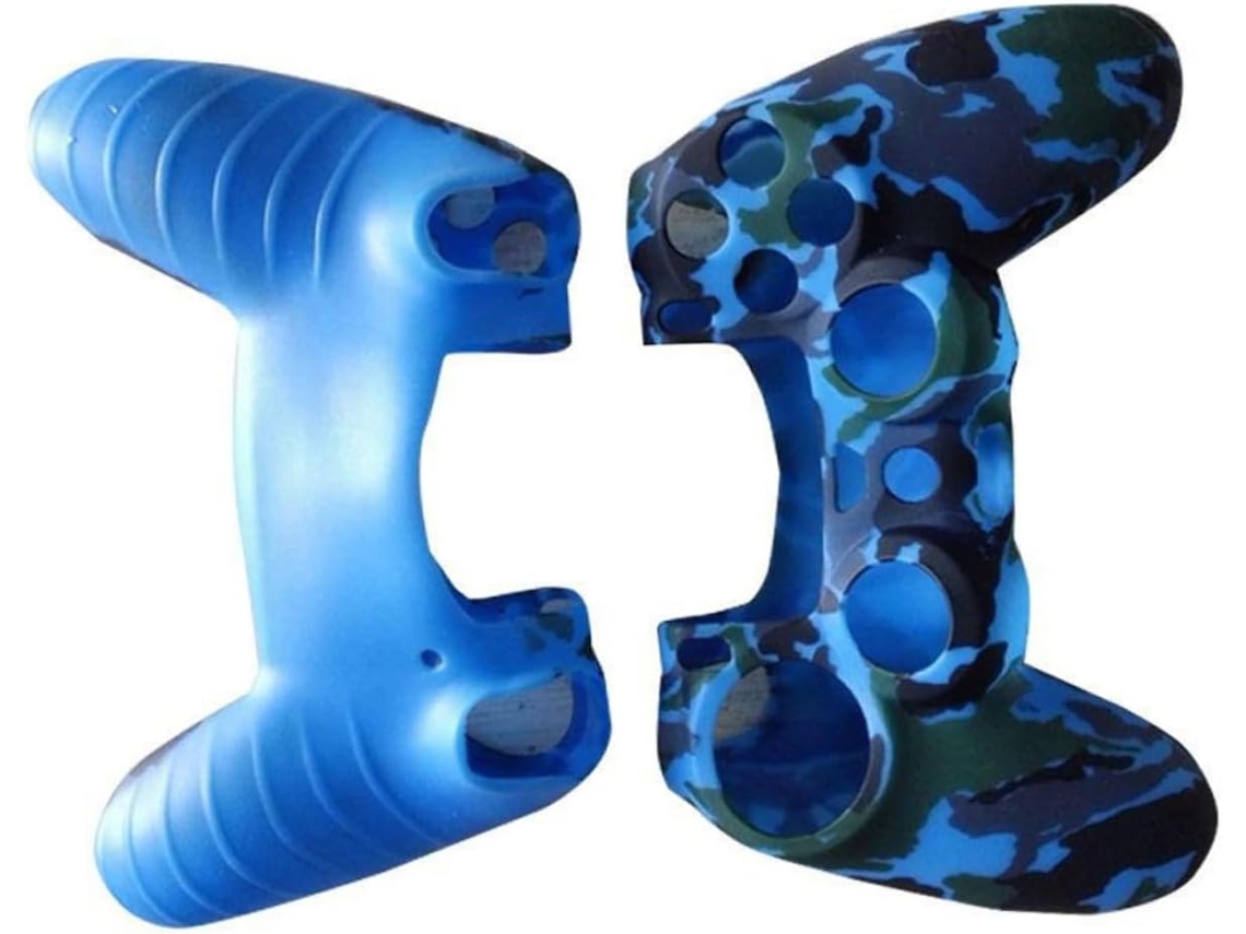 Funda De Silicona Con Estampado De Camuflaje Azul Para Mando De Videojuegos, Accesorios Para Mando, Protección
