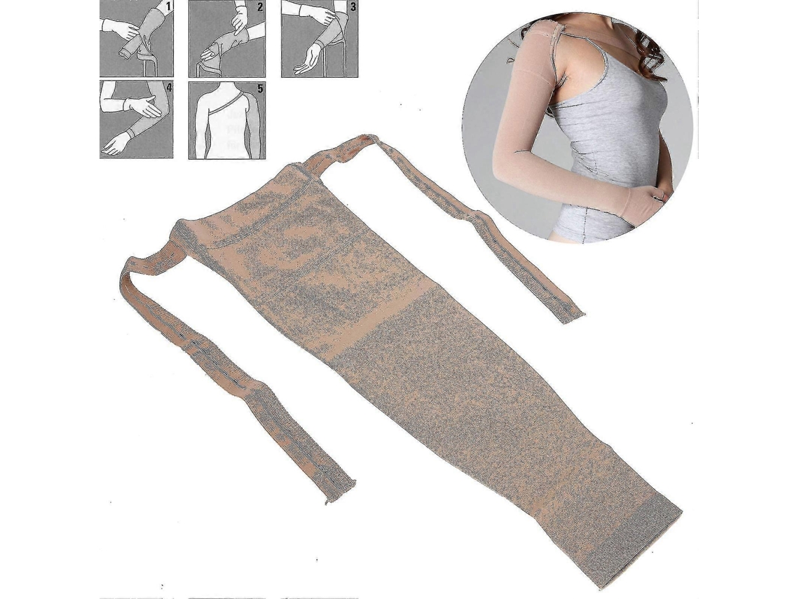 Manga de compresión elástica post-mastectomía para el alivio del linfedema y soporte ortopédico para mujeres.