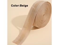 (beige - 2m) Cinta Autoadhesiva Para Dobladillo De Pantalón - Cinta Para Planchar Bordes De Pantalones - Tejido De Costura