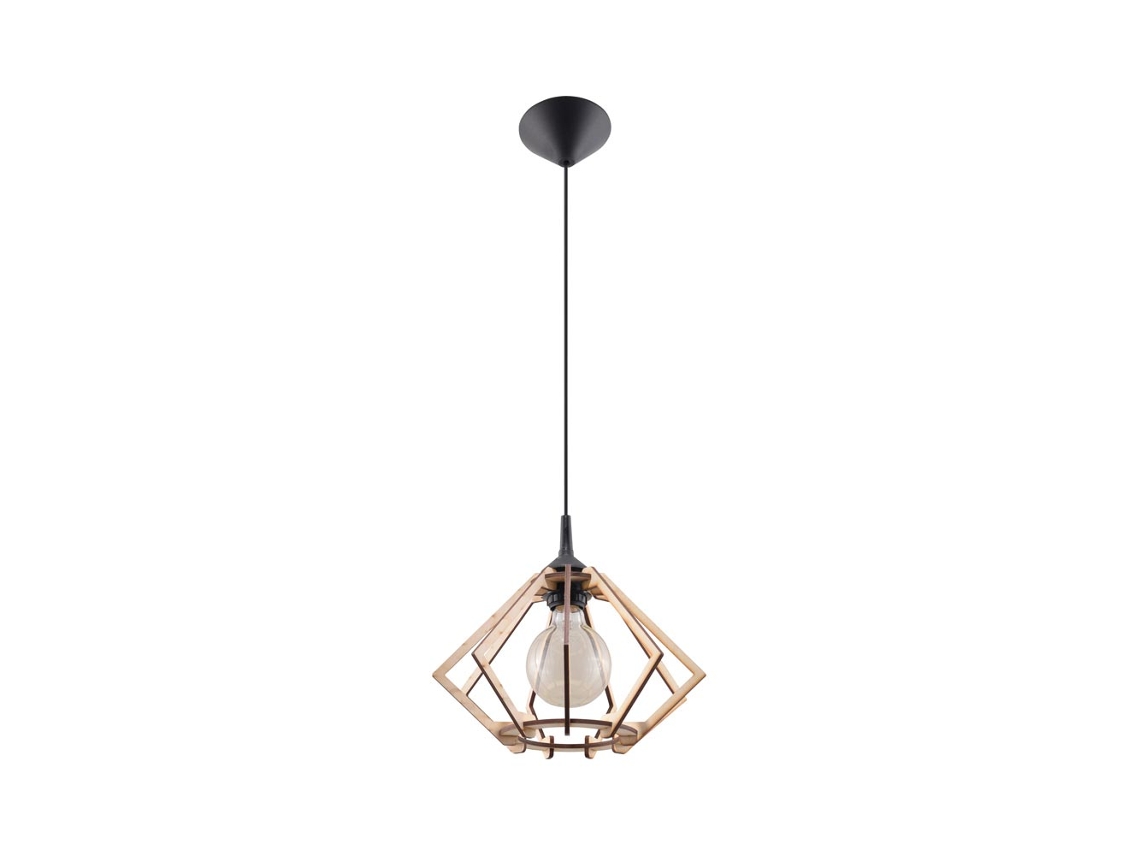 Sollux Sl.0393 Lámpara Colgante Pompelmo Madera Natural