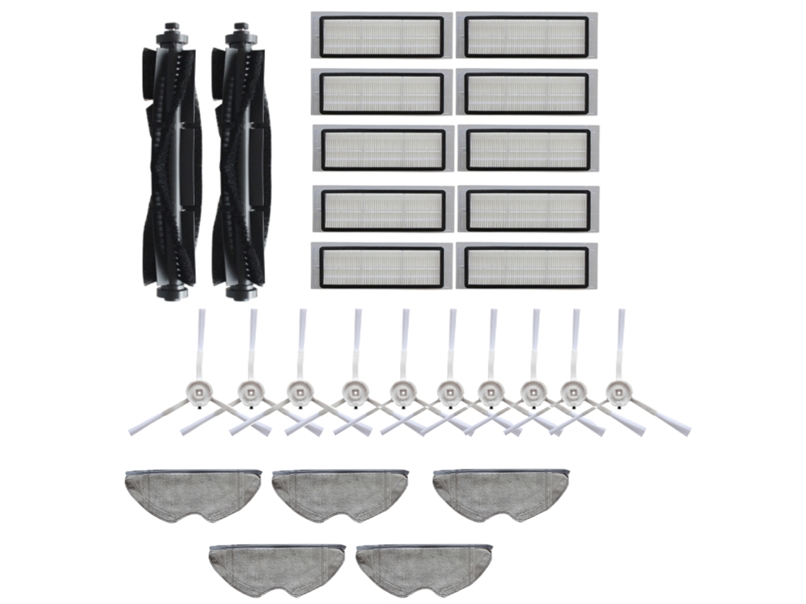 27 piezas de cepillo principal lavable cepillos laterales filtro Hepa paño de mopa para 360 S5 S7 Robot piezas de aspiradora robótica