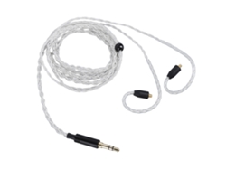 Cable Para Auriculares Chapado En Cobre Plateado De 3,5 Mm A Mmcx Con Calidad De Sonido Sin Pérdidas Para Se535 Ue900 Tinhifi T2 Es10 W40