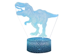 Série Dinossauro Luz Noturna 3D - Racha Colorida 16 Núcleos - Lc-867 JEIIBRZUI