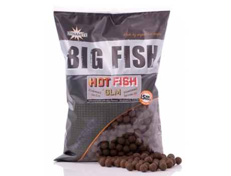 DYNAMITE BAITS Hot Fish & GLM Boilies - 1kg