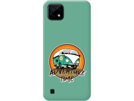 Carcasa Realme C21 TUMUNDOSMARTPHONE Adventure Time Verde