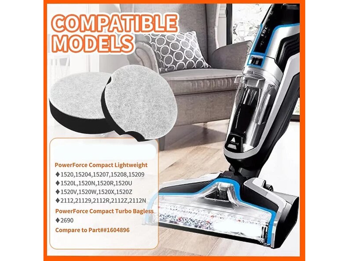 Paquete de 5 filtros de repuesto para bombas de vacío verticales compactas y ligeras Powerforce series 1520 y 2112 (1 unidad)