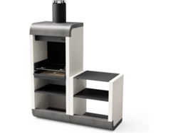 Barbacoa de exterior TUOZI South (negra - 162 x 60 x 220 cm)