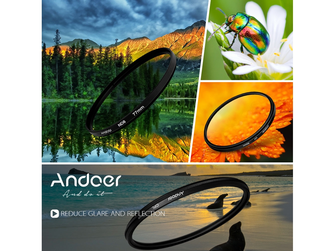 2026-kit De Filtros Circulares 52mm: Uv+cpl+nd8, Accesorios Para Lentes, Consumer Electronics