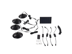 Lámpara solar LED de alto brillo, resistente al agua IP65, con control remoto infrarrojo CHABERLU
