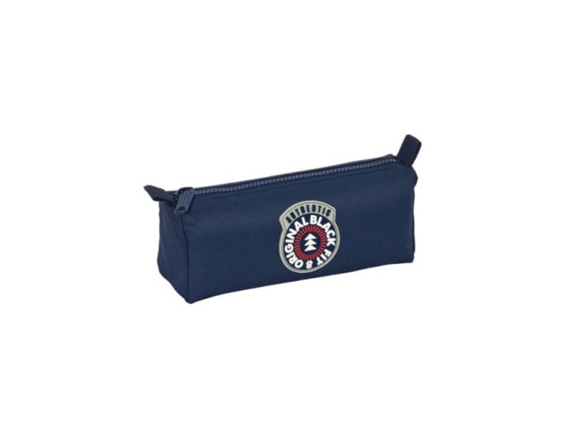 Estuche para lápices Blackfit8 auténtico reciclado 21x8x7cm Safta