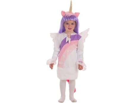 Disfraz de Niña DISFRAZZES Unicornio Con Alas (Talla: 11 a 13 años)