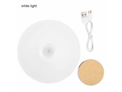 Lámpara de noche LED 2026 con sensor de movimiento USB, imán y luz blanca para uso doméstico e interior.