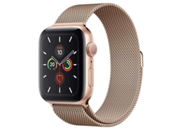 Correa para Apple Watch Series SE de 40 mm con correa milanesa en oro rosa GERTIZ