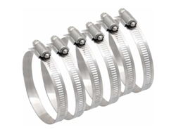 Abrazaderas para conductos de acero inoxidable de alta resistencia, abrazadera de manguera impermeable y ajustable para aplicaciones automotrices y mecánicas.