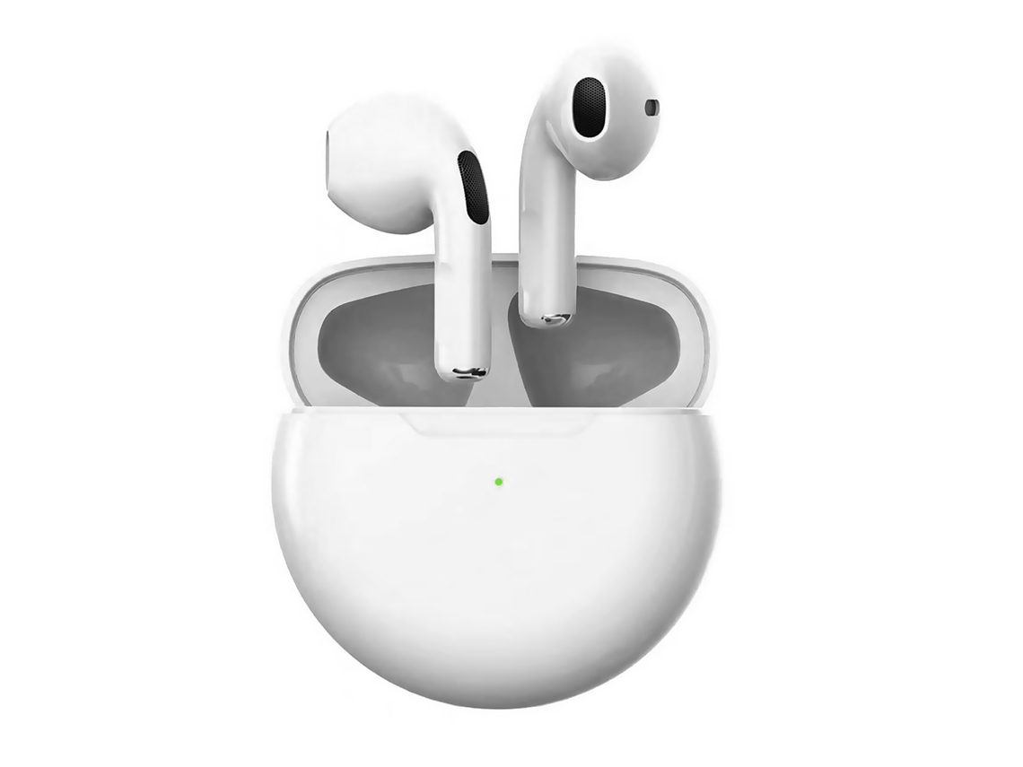 Auriculares Tws Pro 6, Bluetooth 5.3. Control Táctil De Reproducción Musical Y Llamadas.