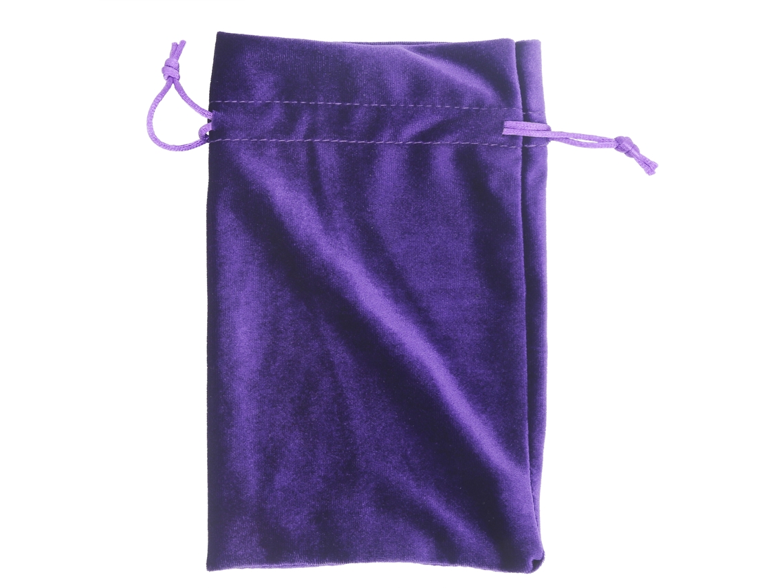 Bolsa De Tarot De Veludo Com Cordão Para Armazenar Cartões Jogo Joias Moedas Acessórios Roxa
