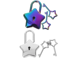 Candado Candados 2juegos Pequeños Llave Portátiles Metal