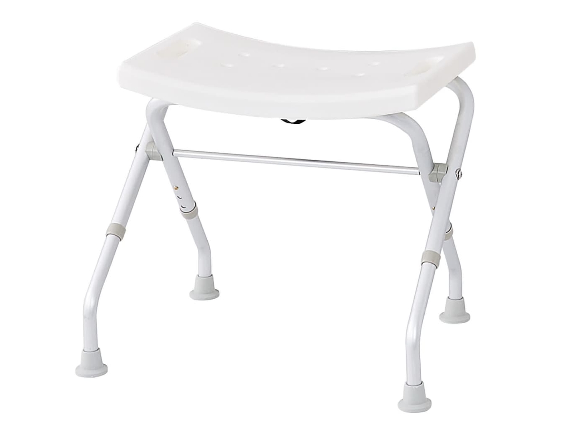 RIDDER Taburete de baño plegable 110 kg blanco A0050301