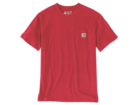 Camiseta Unisex CARHARTT Ajuste Relaxado Rojo (S)