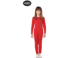 Disfraz Unisex CAR&GUS Conjunto de 2 medias rojas de elastano (Tam.: 10-12 anos)