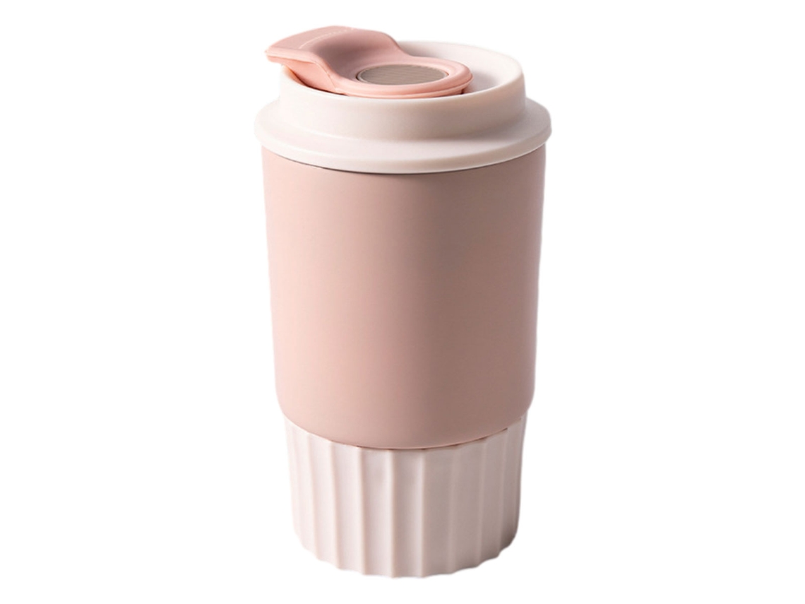 Taza térmica simple para coche de acero inoxidable, portátil y práctica NEVEANCE