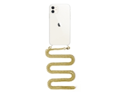 Carcasa Transparente Iphone 11 Con Colgante Cadena Metálica. Accesorio De Moda, Ajuste Perfecto Y Máxima Protección