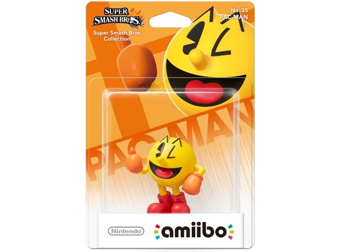 Figura Wii U NINTENDO Amiibo Pac-Man No.35 (Super Smash Bros. Collection)