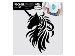 Plantilla textil - Unicornio