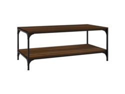 Mesa De Centro VIDAXL Marrón Madera contrachapada (80x50x40 )