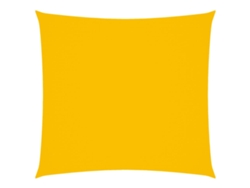 Maison Exclusive - Toldo De Vela Cuadrado Tela Oxford Amarillo 7x7 M
