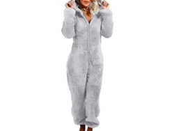 2026-mono De Invierno Para Mujer Con Capucha De Felpa Suave