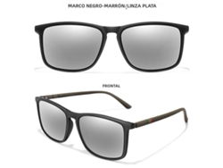 Gafas de sol polarizadas cuadradas retro de lujo con protección solar UV400 unisex MDUG (estilo 5)