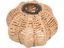 Lámpara rústica bohemia hecha a mano con forma de calabaza tejida para iluminación interior. SFUSHOS