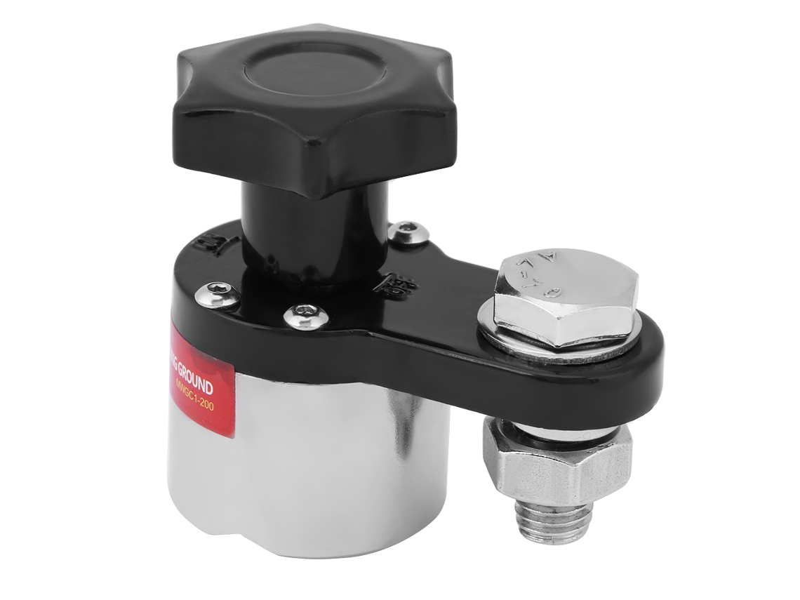 Pince De Terre Magnétique De Soudage 200a Connecteur For Machine De Soudage Industrielle Y Fer Durable