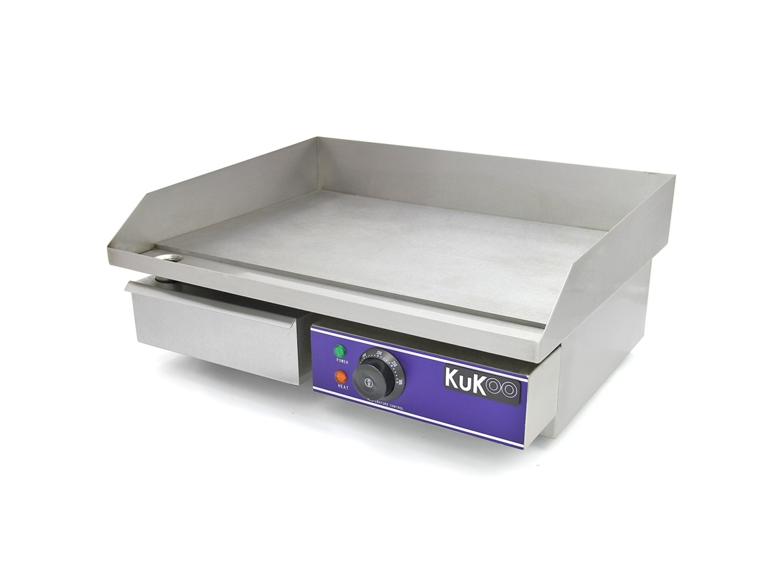 Asador eléctrico de cocina Kukoo de acero inoxidable de 50 cm, Monstershop