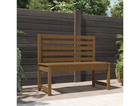 Banco De Jardín VIDAXL Marrón Madera (109x48x91.5 cm)