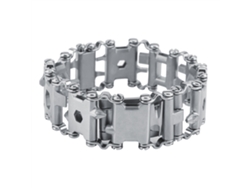 Pulsera Multifuncional Portátil De Acero Inoxidable 29 En 1 Para Actividades Al Aire Libre - Blanca