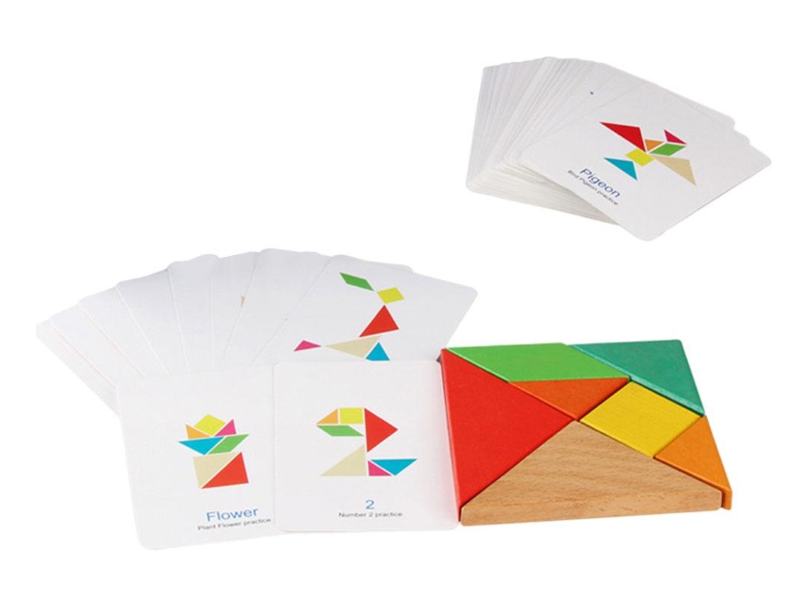 Rompecabezas Tangram Juguetes Educativos para Aprendizaje Temprano Slowmoose