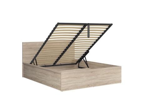 Cama box Edwin Bois Clair 160X200 con somier incluido PETITS-MEUBLES