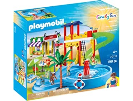 PLAYMOBIL 70115 Parque acuático (4 años - 199 Piezas)