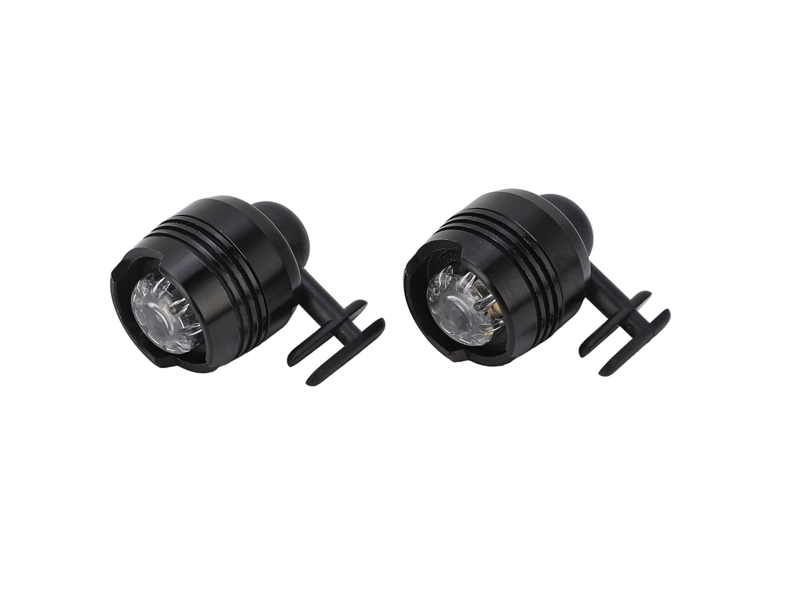 2 Unidades De Zuecos Con Linterna Frontal De Aluminio Abs, Resistentes Al Agua Ipx5, 3 Modos De Iluminación Decorativa.