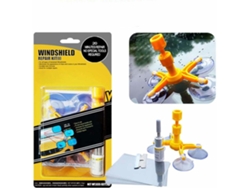 VVJIJILLY Kit De Resgate De Vidro Automotivo, Reparo Eficiente De Para Brisa Para Reparo Rápido De Lascas E Rachaduras, Reparo De Vários Danos, Incluindo Rachad