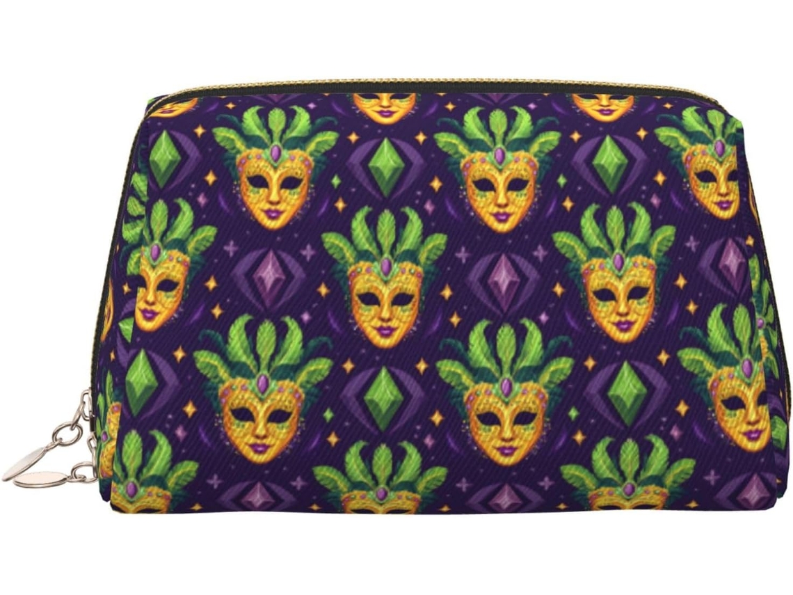 Neceser De Viaje Cuero Organizador Para Mujer Diseño Estampado Vacaciones