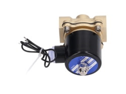 2026velora-válvula Solenoide Normalmente Cerrada De Latón Núcleo De Cobre Bobina Eléctrica Para Agua Gas Aceite 3/4in Dc24v