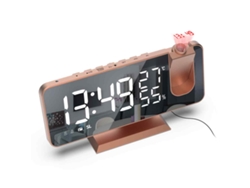 Reloj de Proyección, Radio FM, Pantalla LED, Temperatura, Humedad NEVEANCE